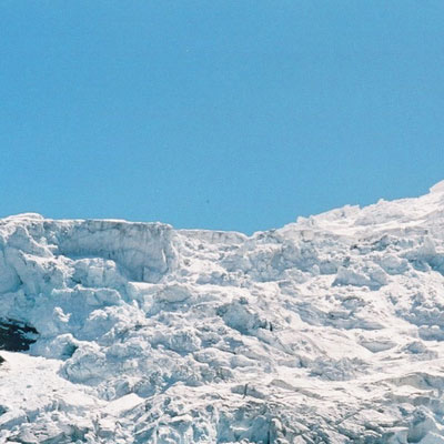 Magestueux glaciers des Alpes